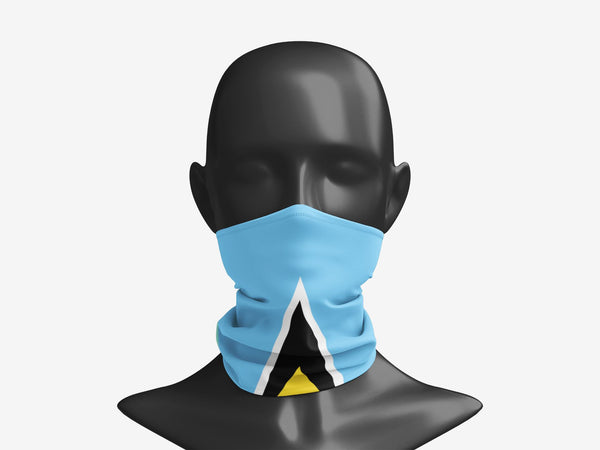 St.Lucia Neck Gaiter - CaribeHeart Saint Lucia